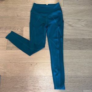 Free People Active teal leggings size XS great condition!